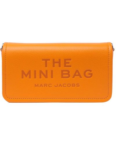 Marc Jacobs The Leather Mini Crossbody Bag - Orange
