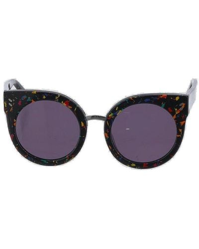 Stella McCartney Round Frame Sunglasses - Purple