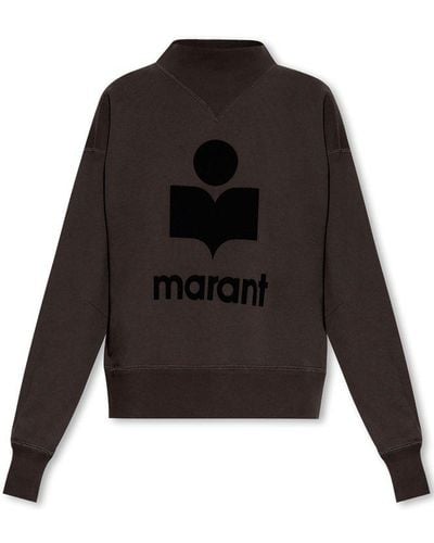 Étoile Isabel Marant Logo-printed Crewneck Sweatshirt - Black