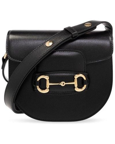 Gucci '1955 Horsebit' Shoulder Bag - Black