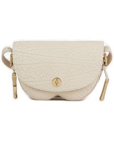 Burberry Granulated Leather Bag - White