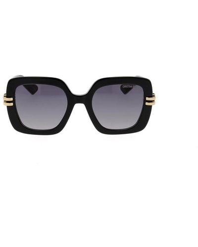 Dior Cdior S2i Square Frame Sunglasses - Black
