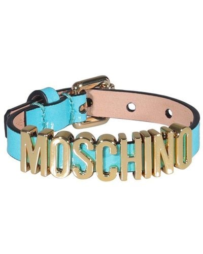 Moschino Logo Bracelet - Blue