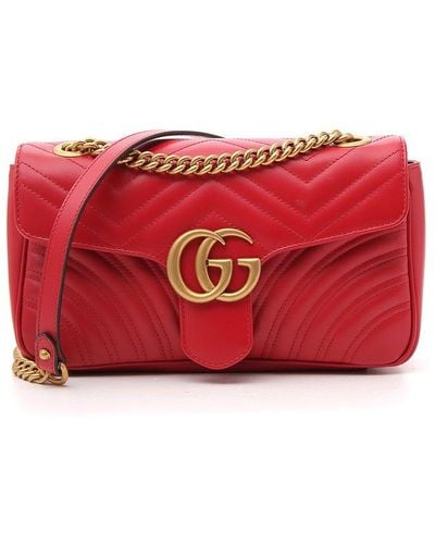 Gucci Marmont Matelassé Crossbody Bag - Farfetch