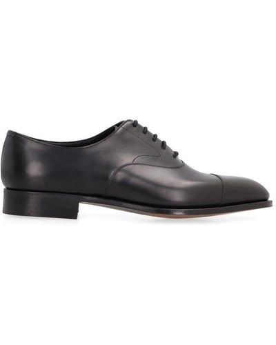 Edward Green Chelsea Lace-up Shoes - Black