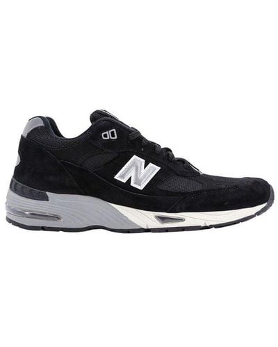 New Balance 991 Lace-up Sneakers - Black