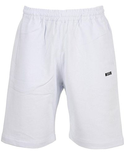 MSGM Sweat Bermuda Shorts - White