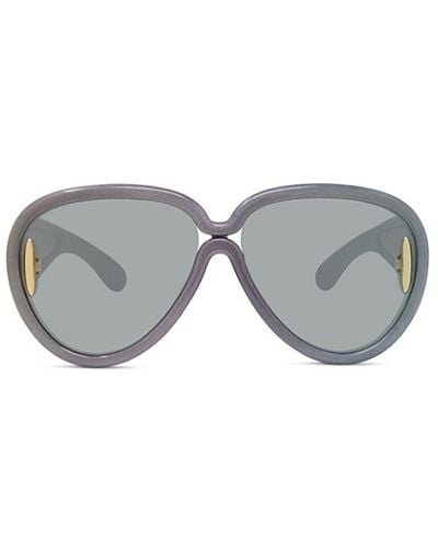 Loewe Pilot Mask Sunglasses - Grey