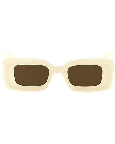 Loewe Chunky Anagram Sunglasses - Natural