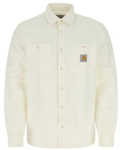 Carhartt Clink Logo Patch Shirt - White