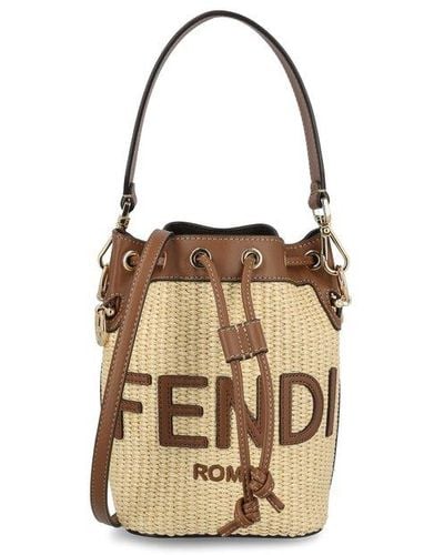 Fendi Mon Tresor Small Bucket Bag - Metallic