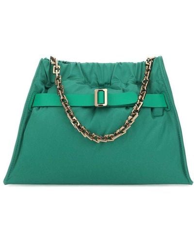 Boyy Nylon Scrunchy Jumbo Handbag - Green