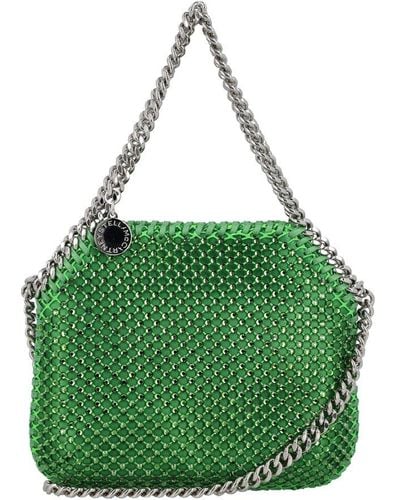 Stella McCartney Falabella Embellished Top Handle Bag - Green