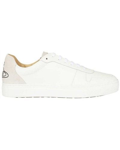 Vivienne Westwood Logo-printed Lace-up Sneakers - White
