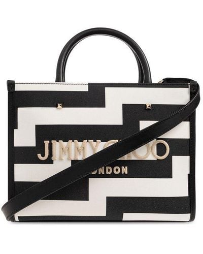 Jimmy Choo 'avenue Small' Shopper Bag, - Black