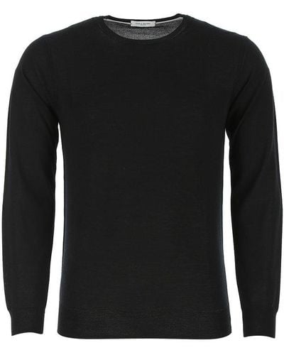 Paolo Pecora Crewneck Knit Sweater - Black