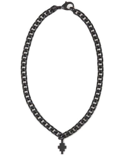 Marcelo Burlon Metal Cross Necklace - Black