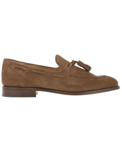 Church's Almond Toe Slip-on Loafers - Brown