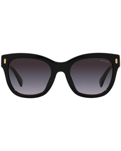 Ralph Lauren Oval Frame Sunglasses - Black