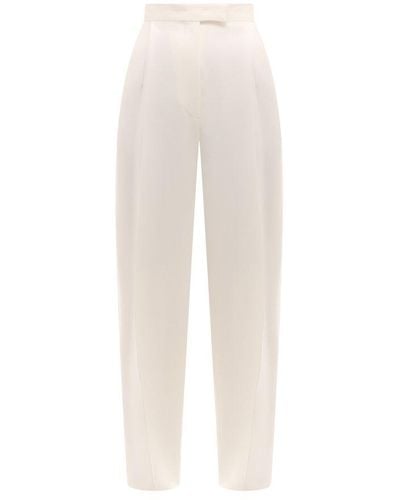 Fendi Wide Leg Trousers - White