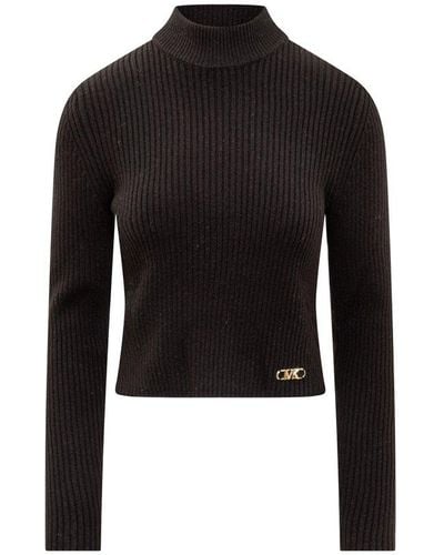 MICHAEL Michael Kors Mock Sweater - Black