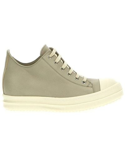 Rick Owens Panelled Low-top Trainers - Natural
