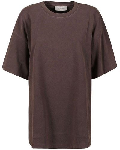 Sportmax Blocco Oversized T-Shirt - Brown