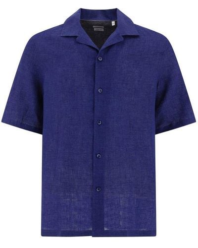 Brunello Cucinelli Chambray Shirt - Blue