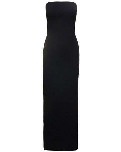 Solace London The Zora Strapless Maxi Dress - Black