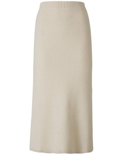 Chloé Knitted Midi Skirt - Natural