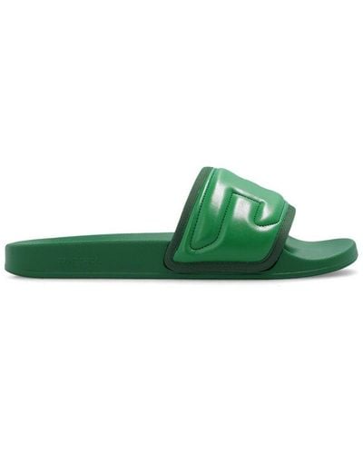 DIESEL Sa-mayemi Puf Xd Slip-on Sandals - Green