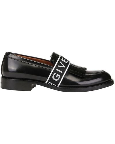 Givenchy Cruz Logo Loafers - Black