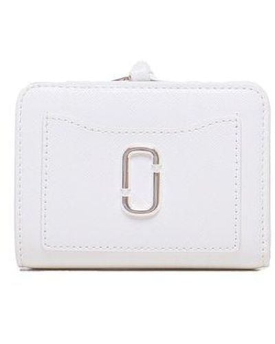 Marc Jacobs The Utility Snapshot Dtm Zip-up Wallet - White