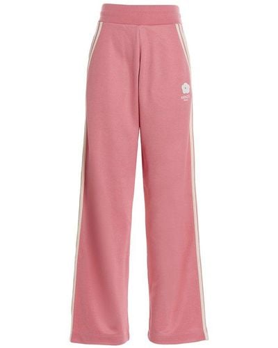 KENZO Floral Trim Track Trousers - Pink