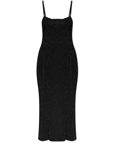 Jacquemus ‘Fiesta’ Glitter Dress - Black