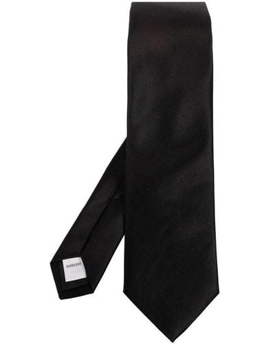 Burberry Silk Tie, - Black
