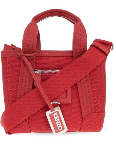 KENZO ' Paris Mini' Shoulder Bag - Red