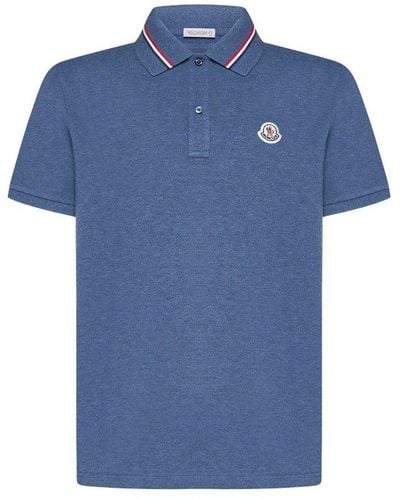 Moncler T-Shirts And Polos - Blue