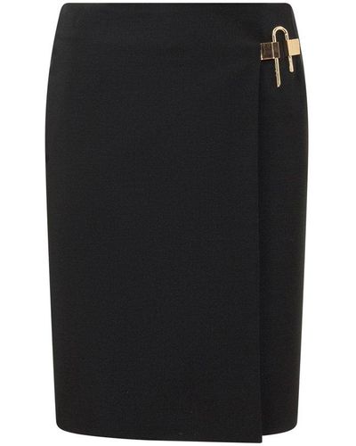 Givenchy High-rise Padlock Mini Skirt - Black