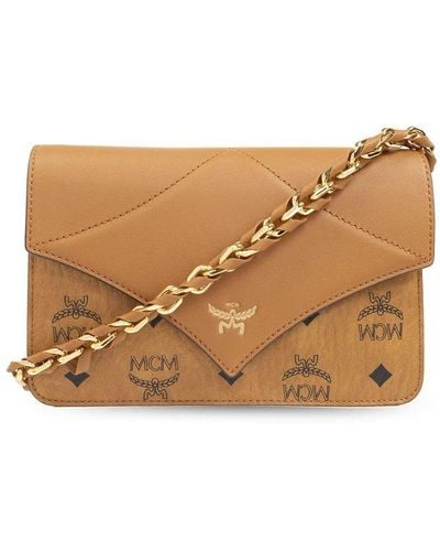 MCM ‘Diamond’ Shoulder Bag - Brown