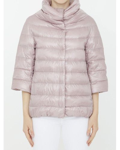 Herno Quilted Down Puffer Jacket - Pink
