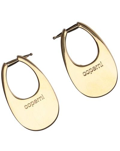 Coperni Swipe Medium Hoop Earrings - Metallic