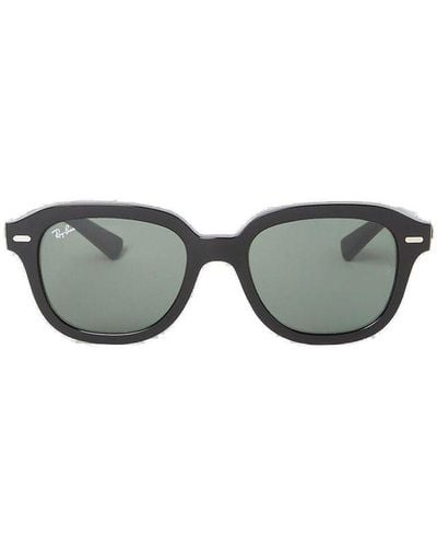 Ray-Ban Erik Square Frame Sunglasses - Gray