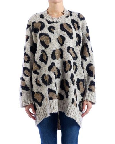 R13 Oversized Jumper Leo - Natural