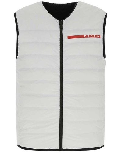 Haite Outdoor Padded Puffer Vest for Men Sleeveless Jacket Outwear Red L 