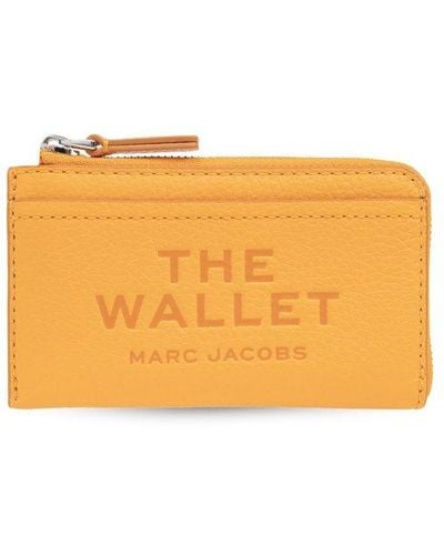 Marc Jacobs The Leather Top Zip Wallet - Orange