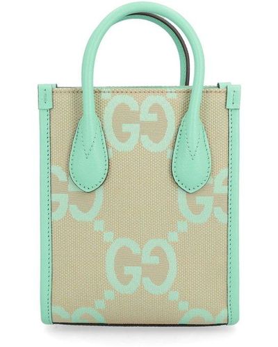 Gucci Jumbo GG Mini Tote Bag - Green