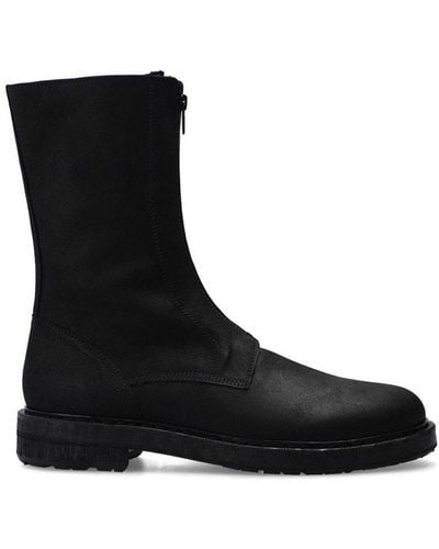 Ann Demeulemeester Willy A. Ankle Boots In Black Leather
