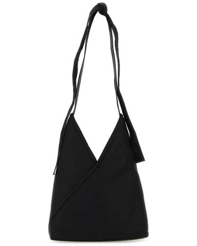 MM6 by Maison Martin Margiela Knot Detailed Tote Bag - Black