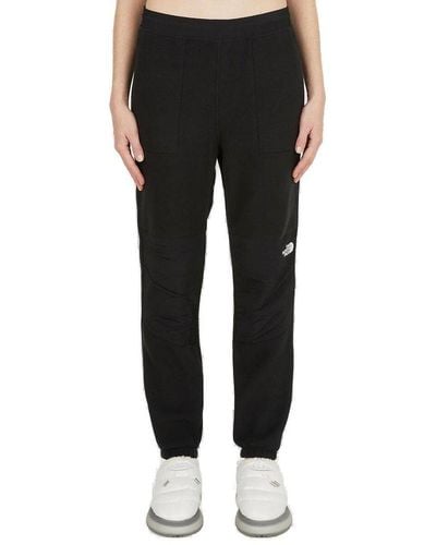 The North Face Denali Logo Embroidered Track Pants - Black